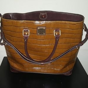 Brown Dooney & Bourke Shoulder Bag